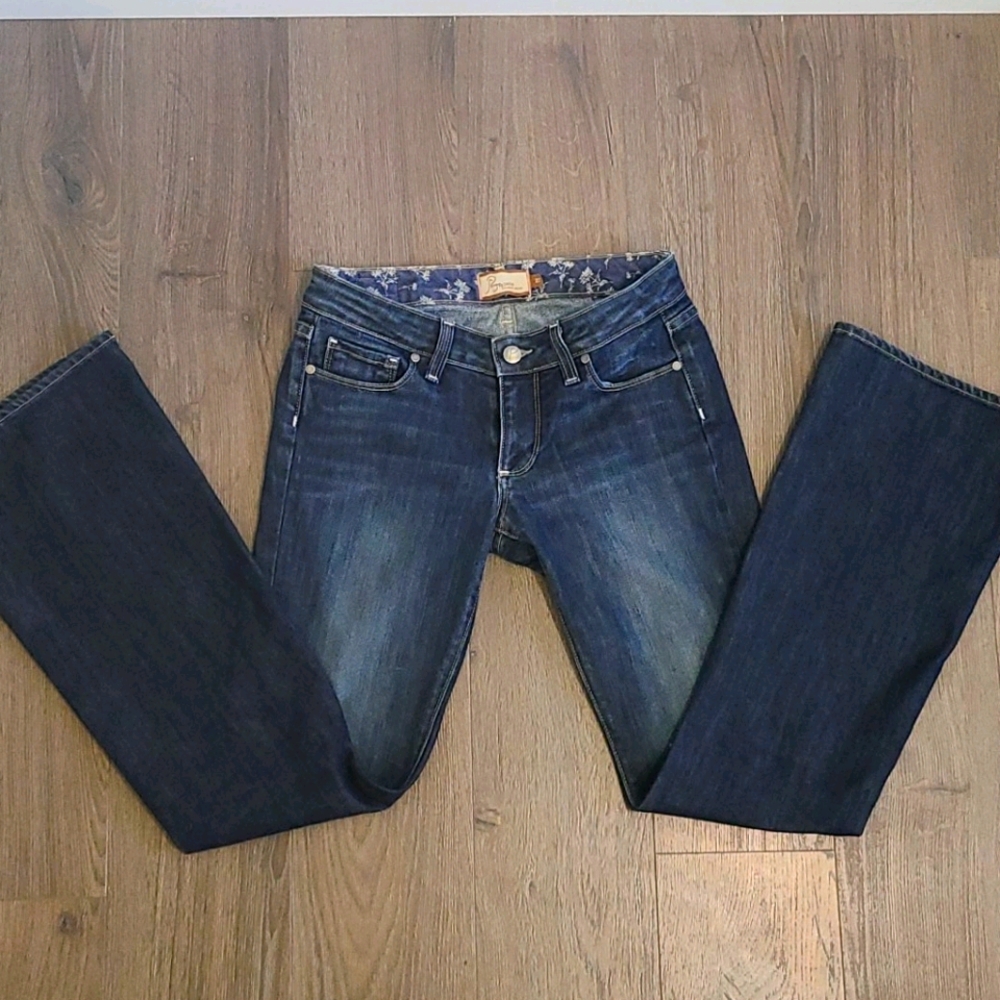 Paige Petite Premium Denim bootcut Jeans